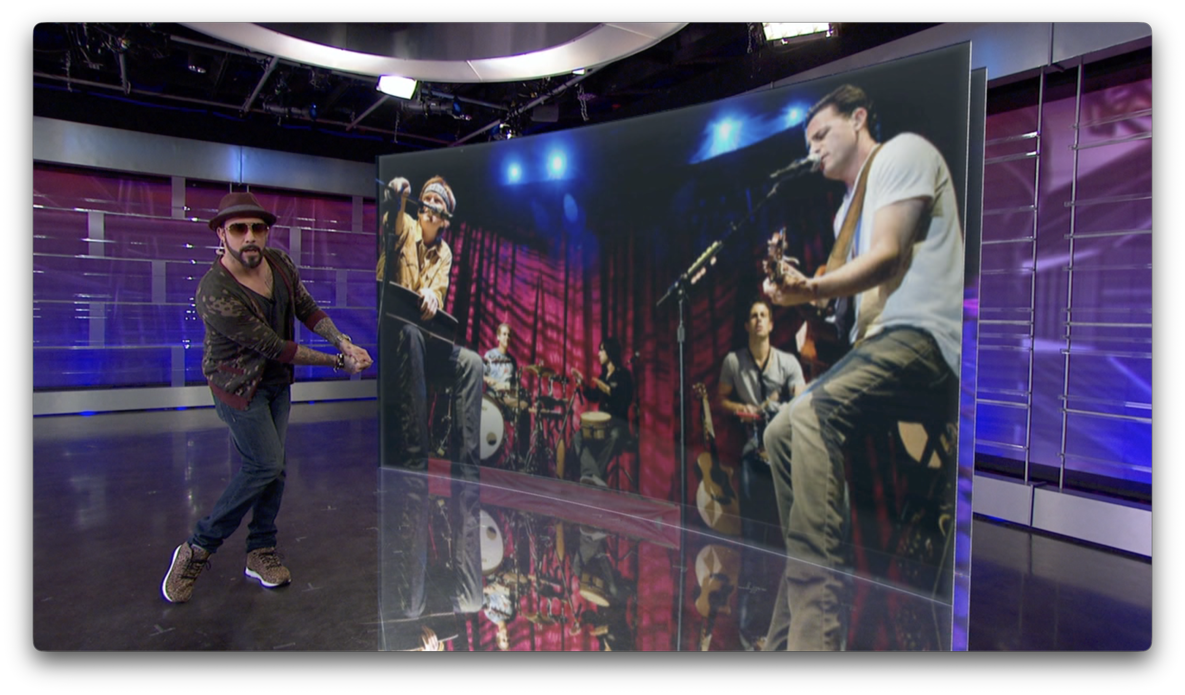 AXS Live studio performance